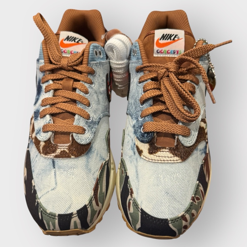 NEW Nike Air Max 1 SP x Concepts “Heavy” Denim Bandana Sneakers w/ Box - Picture 7 of 16